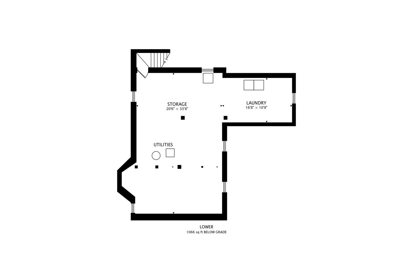 207 Shady Lane Mundelein, IL 60060 - Photo 27 of 28 a picture of a bench in a white wall