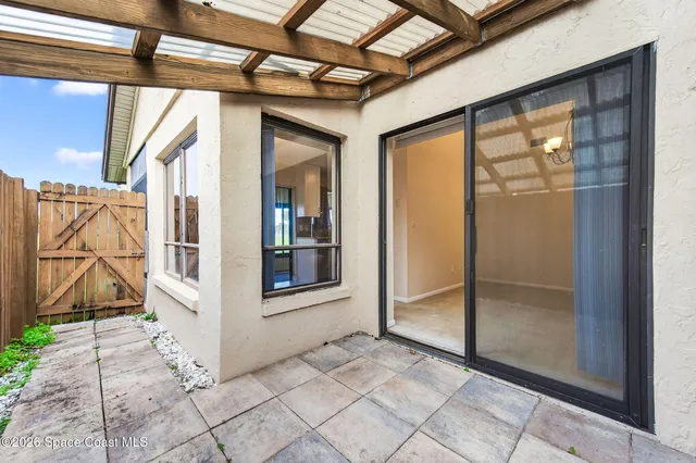 a view of an empty room