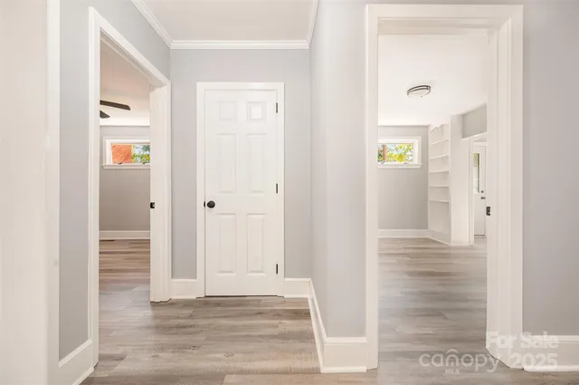 a view of an entryway door