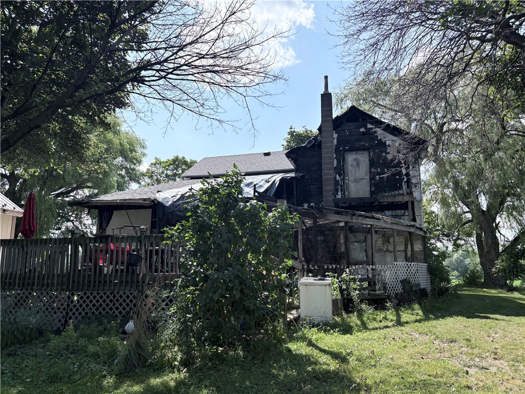 3515 Seneca Castle Road Seneca, NY 14561 - Photo 3 of 6 Back - Fire Damaged