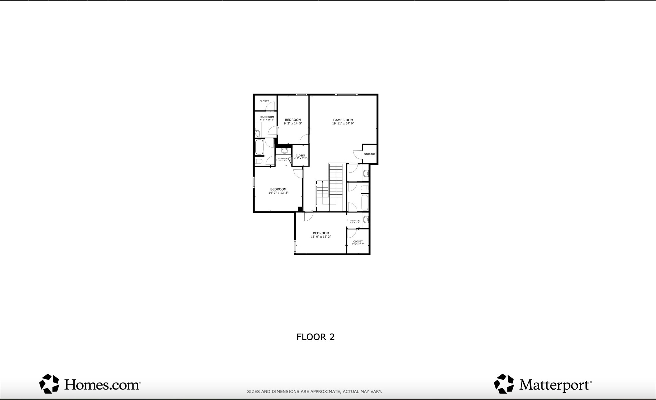 22 Stonegate Park Court Spring, TX 77379 - Photo 49 of 49 Floor Plan 2nd Floor