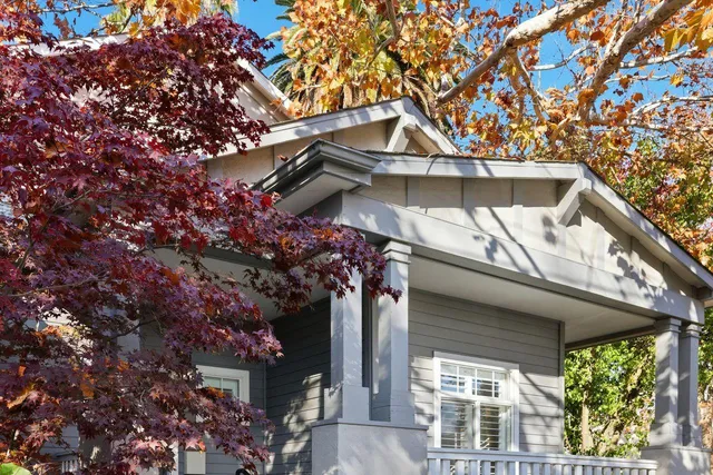 a house with a tree in front of it