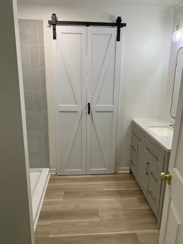a view of a bathroom