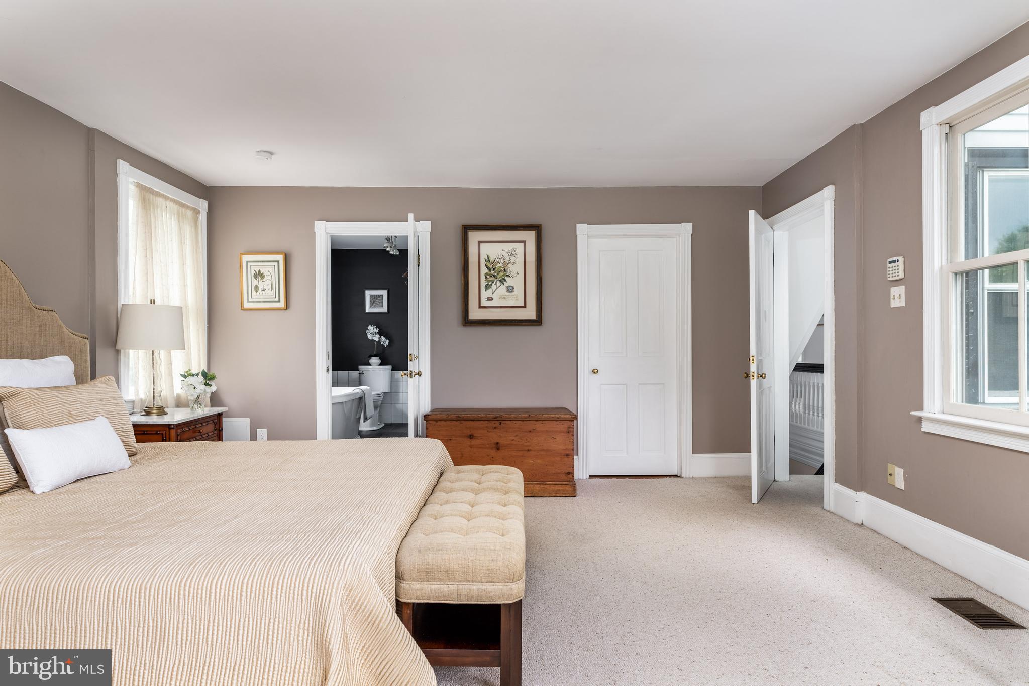 938 Summit Road Narberth, PA 19072 - Photo 23 of 60 Main Bedroom with En Suite BA and WI Closet