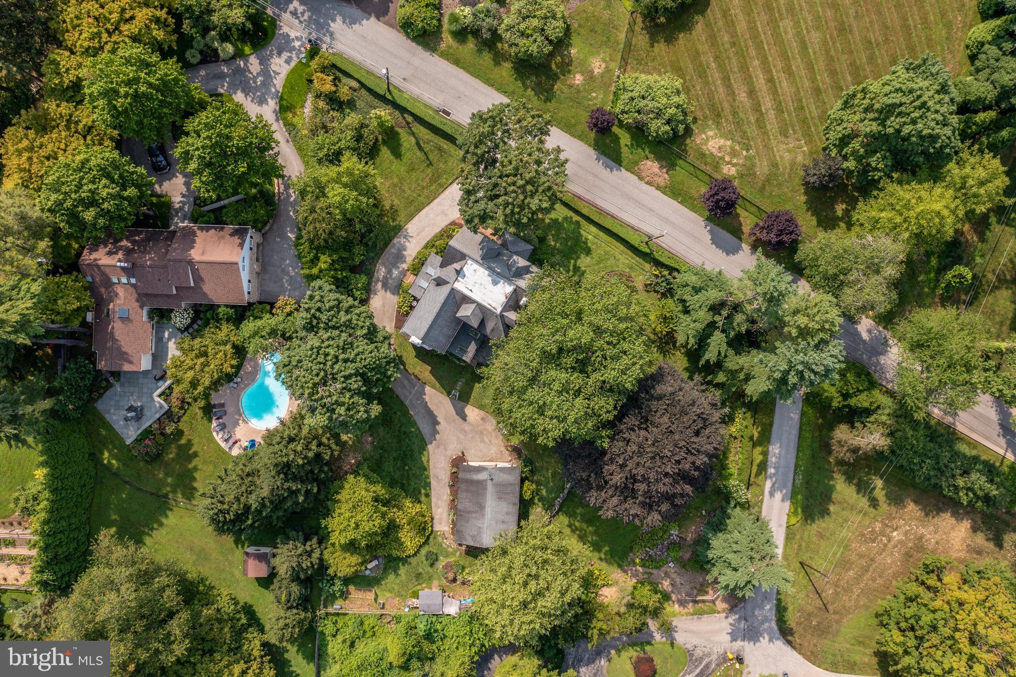 938 Summit Road Narberth, PA 19072 - Photo 51 of 60 Overhead Summit Road View