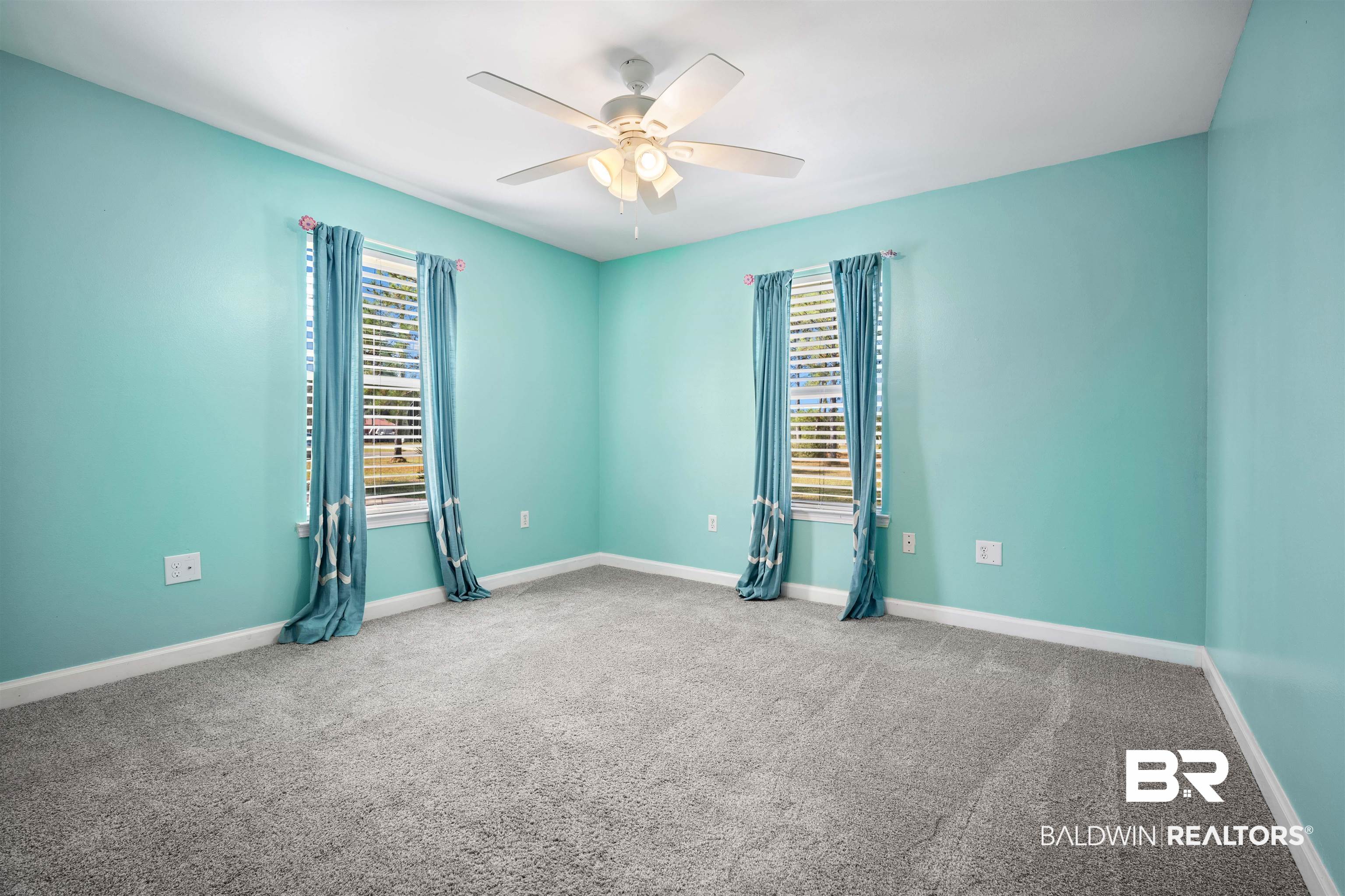 3010 Drag Strip Lane Coden, AL 36523 - Photo 24 of 44 Carpeted spare room with ceiling fan