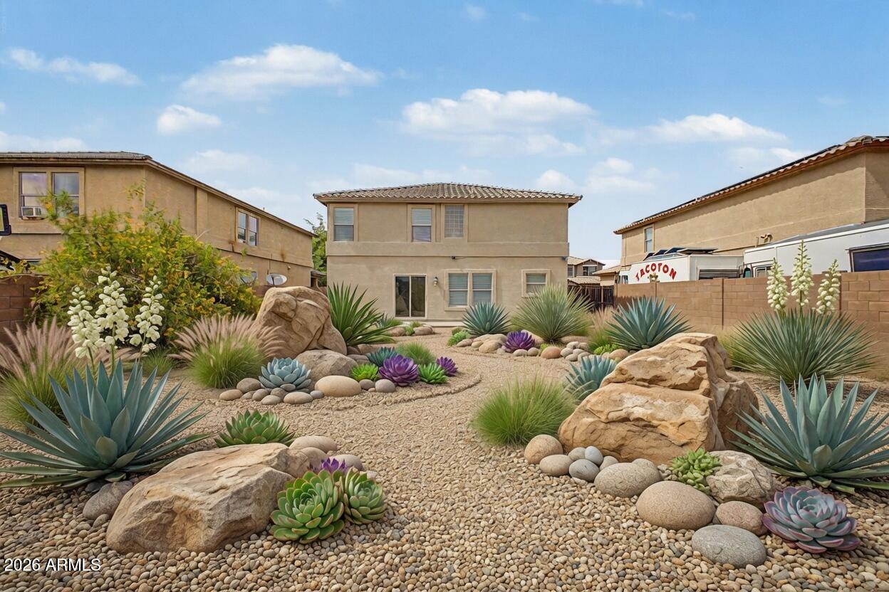 3131 West Apollo Road Phoenix, AZ 85041 - Photo 37 of 43 backyard rockscape 2