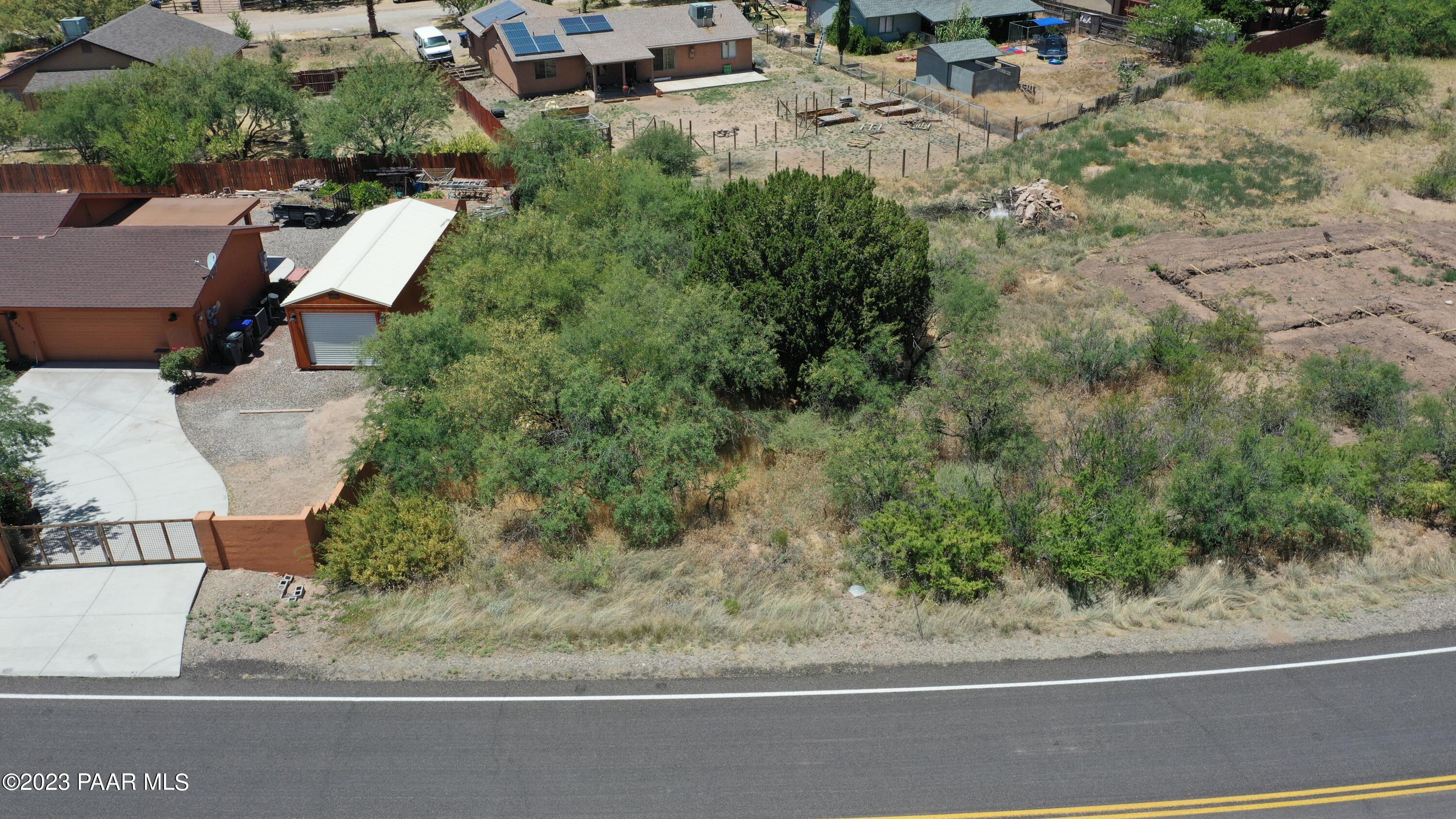 4839 East Beaver Creek Road Rimrock, AZ 86335 - Photo 1 of 22 an aerial view of a house with a yard and trees