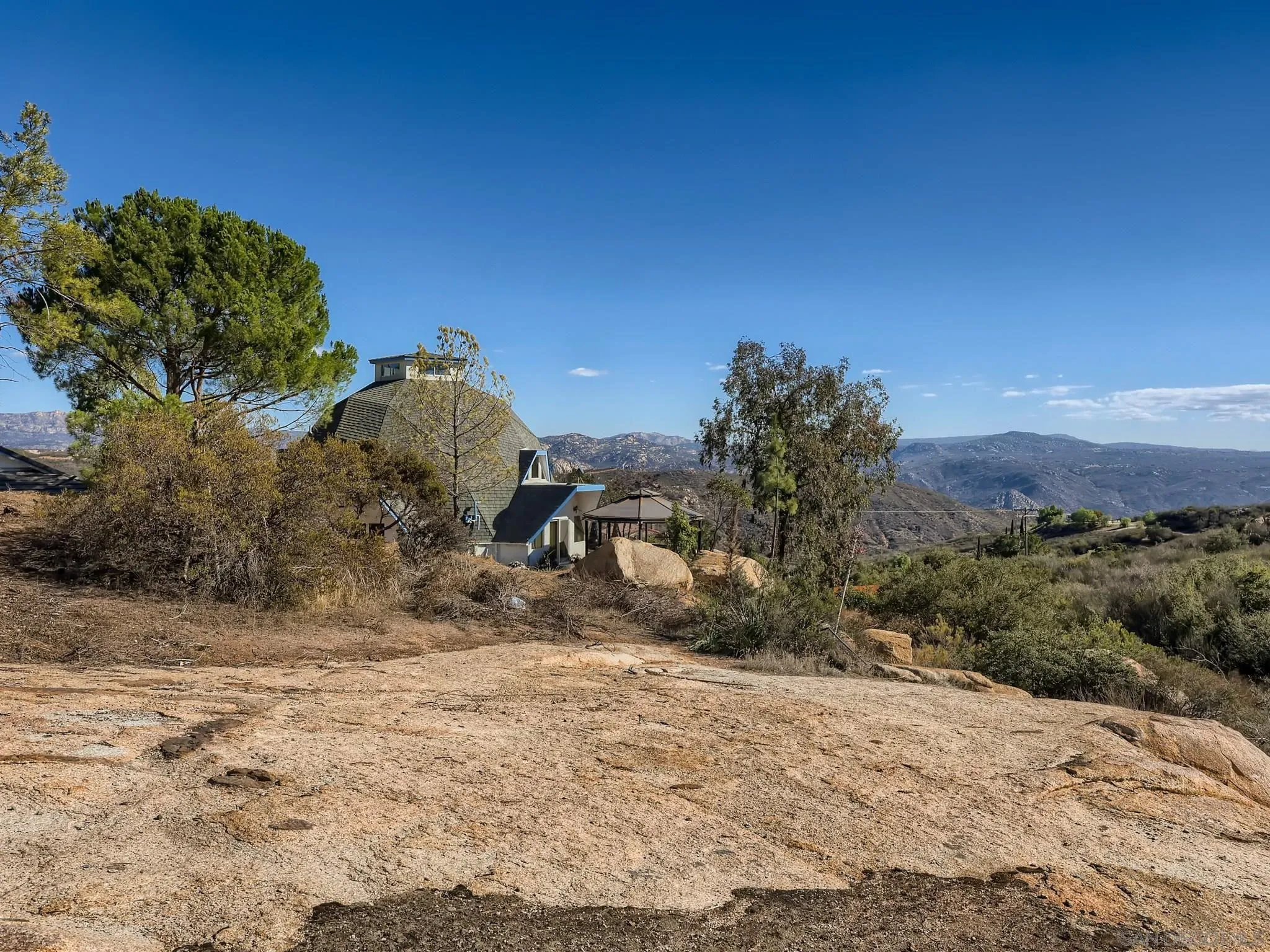 20509 Bexley Road Jamul, CA 91935 - Photo 27 of 28 a view of a dry yard with wooden fence