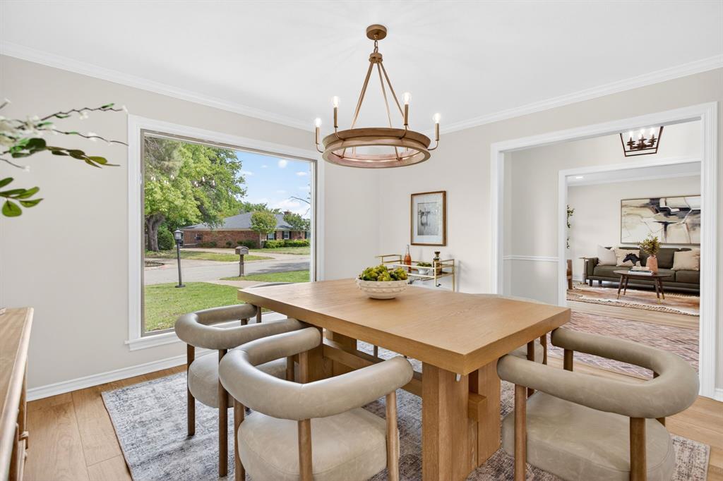 4316 Winding Way Benbrook, TX 76126 - Photo 8 of 40 a kitchen with a table and chairs