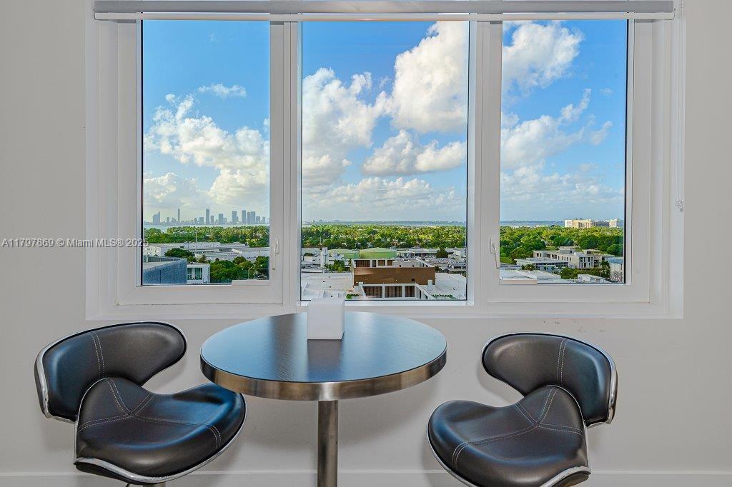 2301 Collins Avenue, Unit 1532 Miami Beach, FL 33139 - Photo 1 of 28 a living room with furniture and a floor to ceiling window
