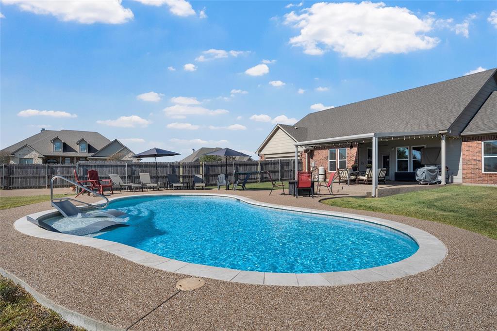 1420 Hoosier Park Robinson, TX 76706 - Photo 33 of 40 View of pool featuring a patio area, and a fenced backyard
