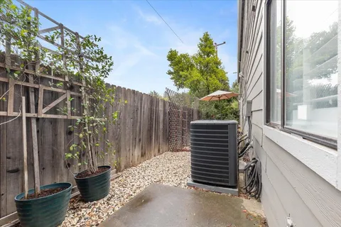 a view of outdoor space and deck