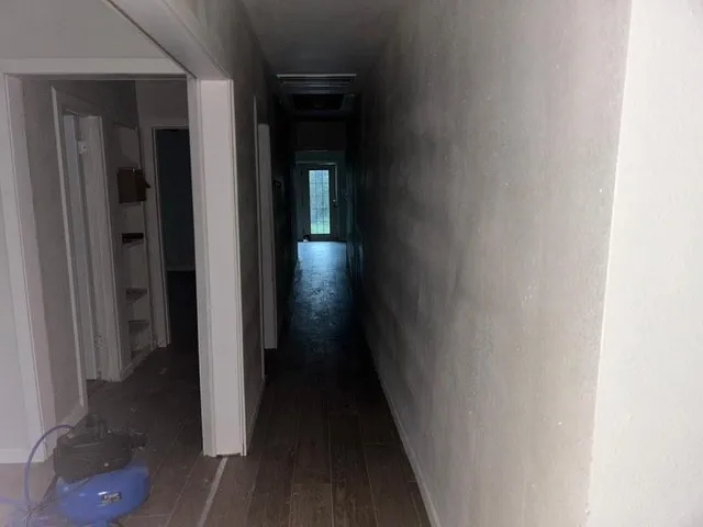 a view of a hallway