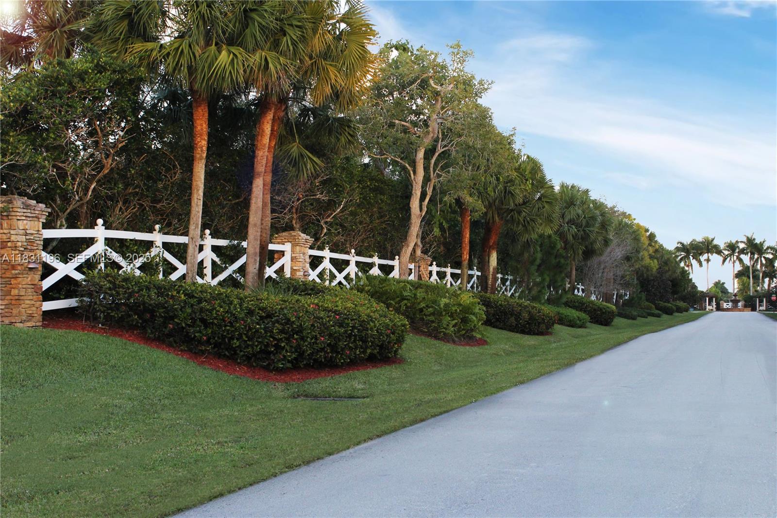 17025 Stratford Court Southwest Ranches, FL 33331 - Photo 16 of 17 a view of a yard with palm trees