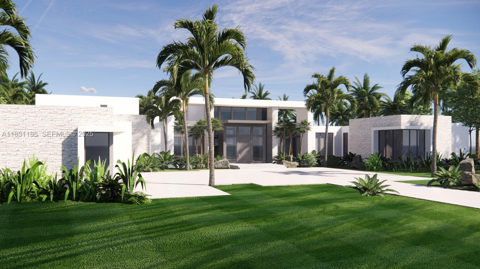 17025 Stratford Court Southwest Ranches, FL 33331 - Photo 6 of 17 a view of a house with a yard and palm trees