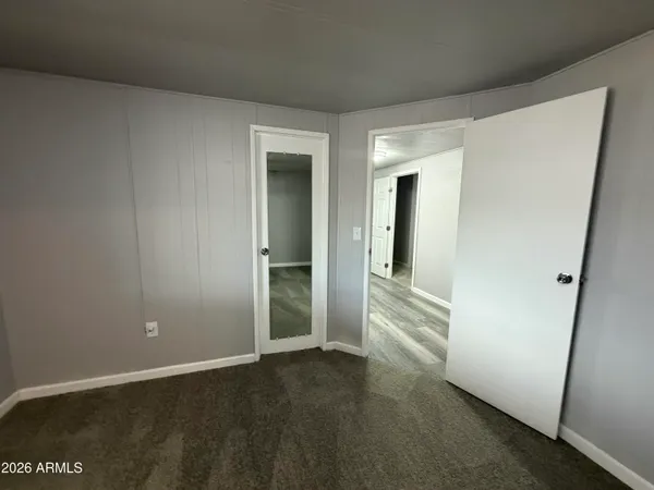 a view of closet area