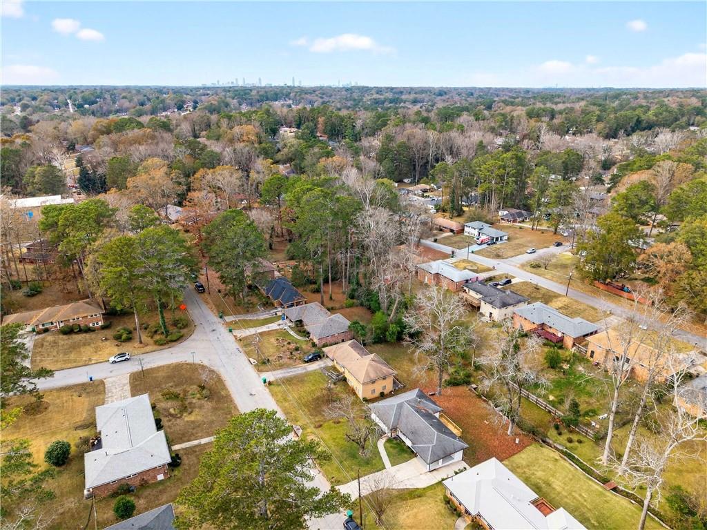 3292 Toney Drive Decatur, GA 30032 - Photo 28 of 28 an aerial view of residential houses with outdoor space