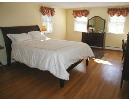 505 Hayward Mill Road Concord, MA 01742 - Photo 5 of 12 a bedroom with a bed and wooden floor