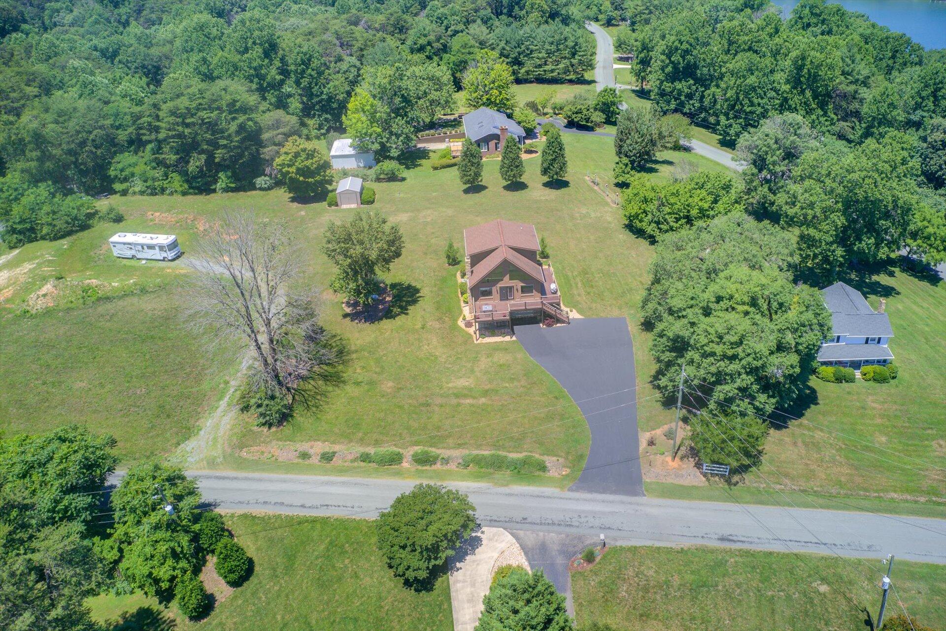 3499 Kemp Ford Road Union Hall, VA 24176 - Photo 4 of 52 an aerial view of a house