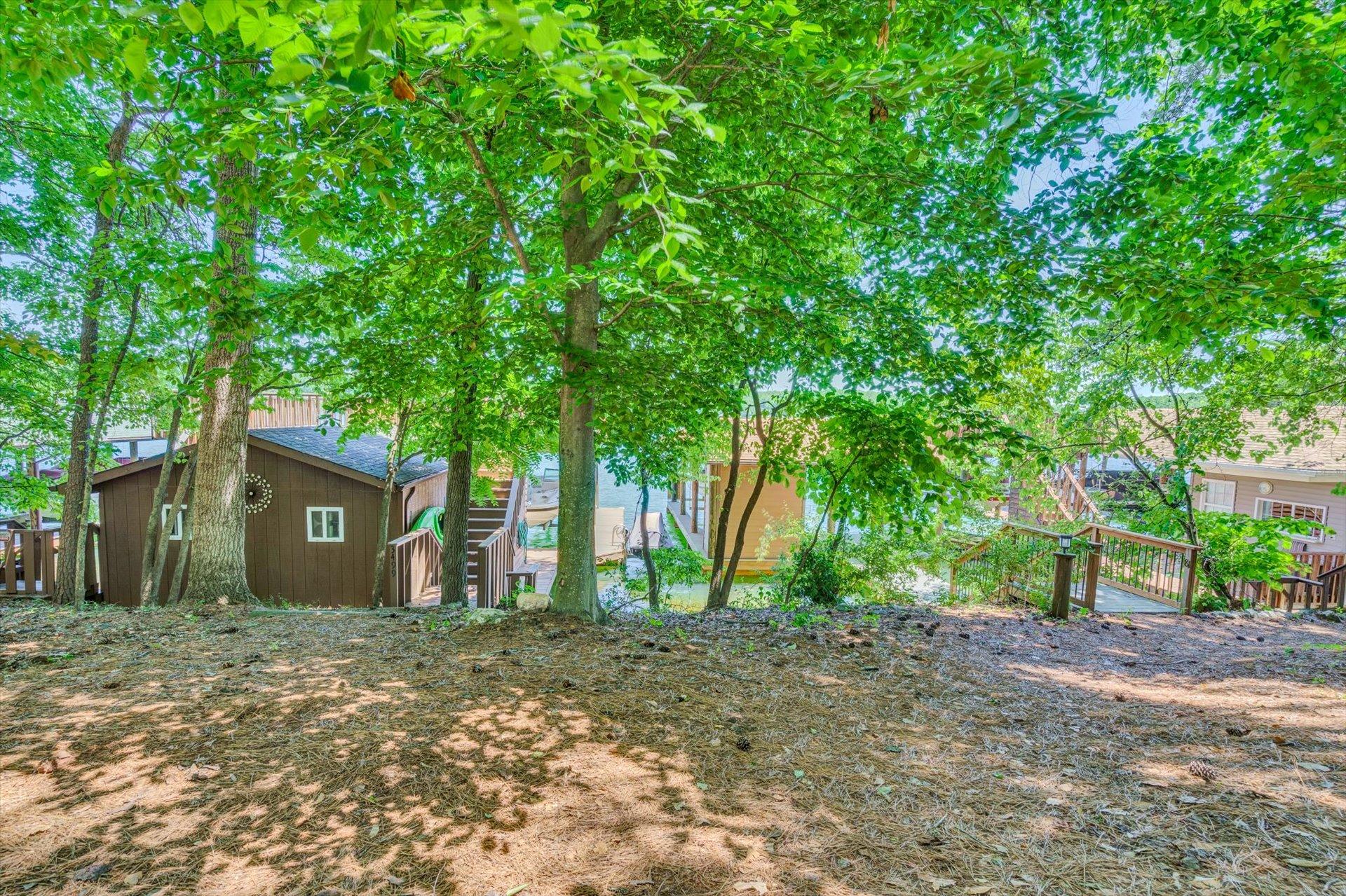 3499 Kemp Ford Road Union Hall, VA 24176 - Photo 38 of 52 a view of a house with large trees