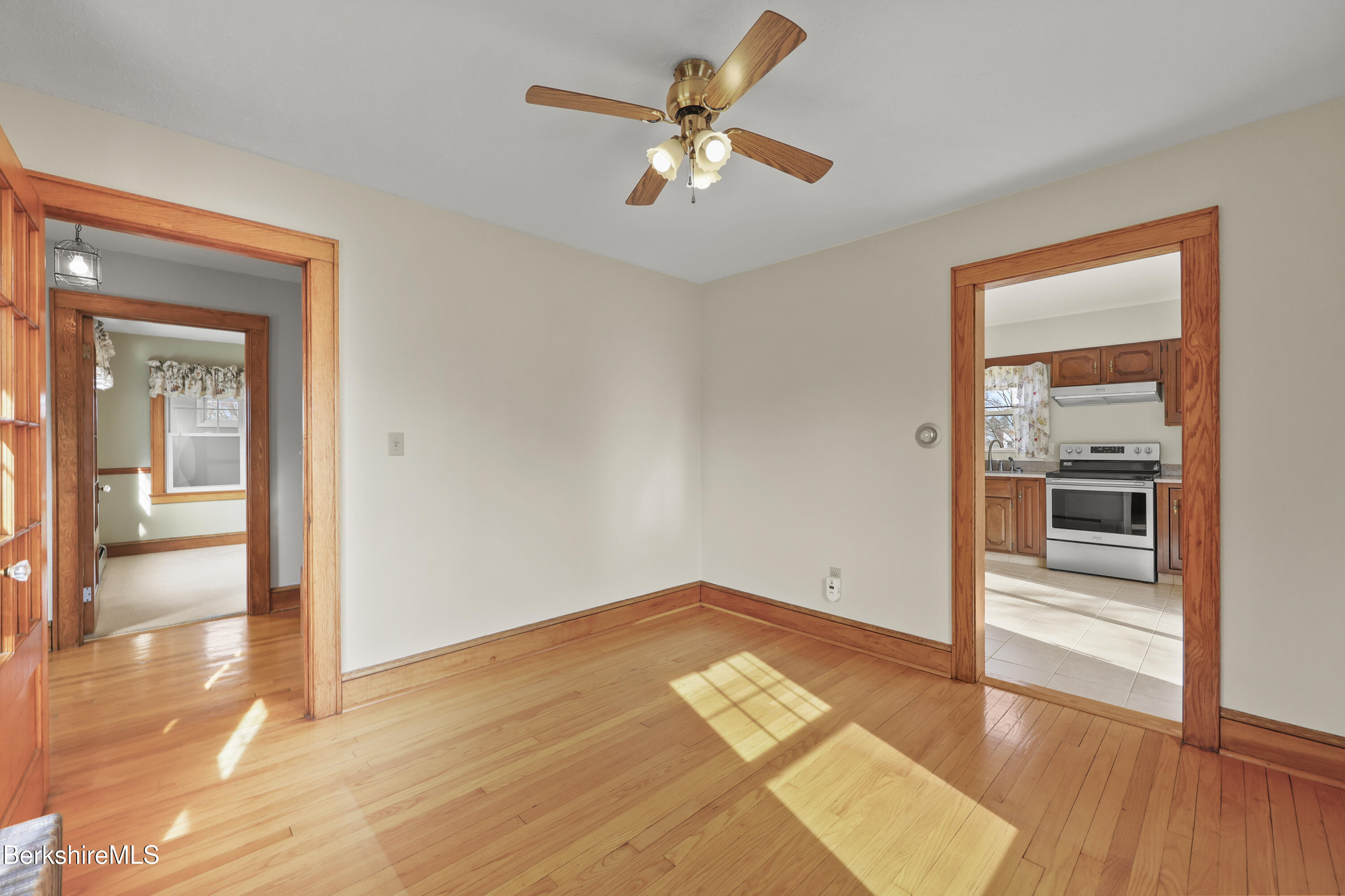 12 Sherrill Avenue Pittsfield, MA 01201 - Photo 5 of 40 a view of empty room with wooden floor