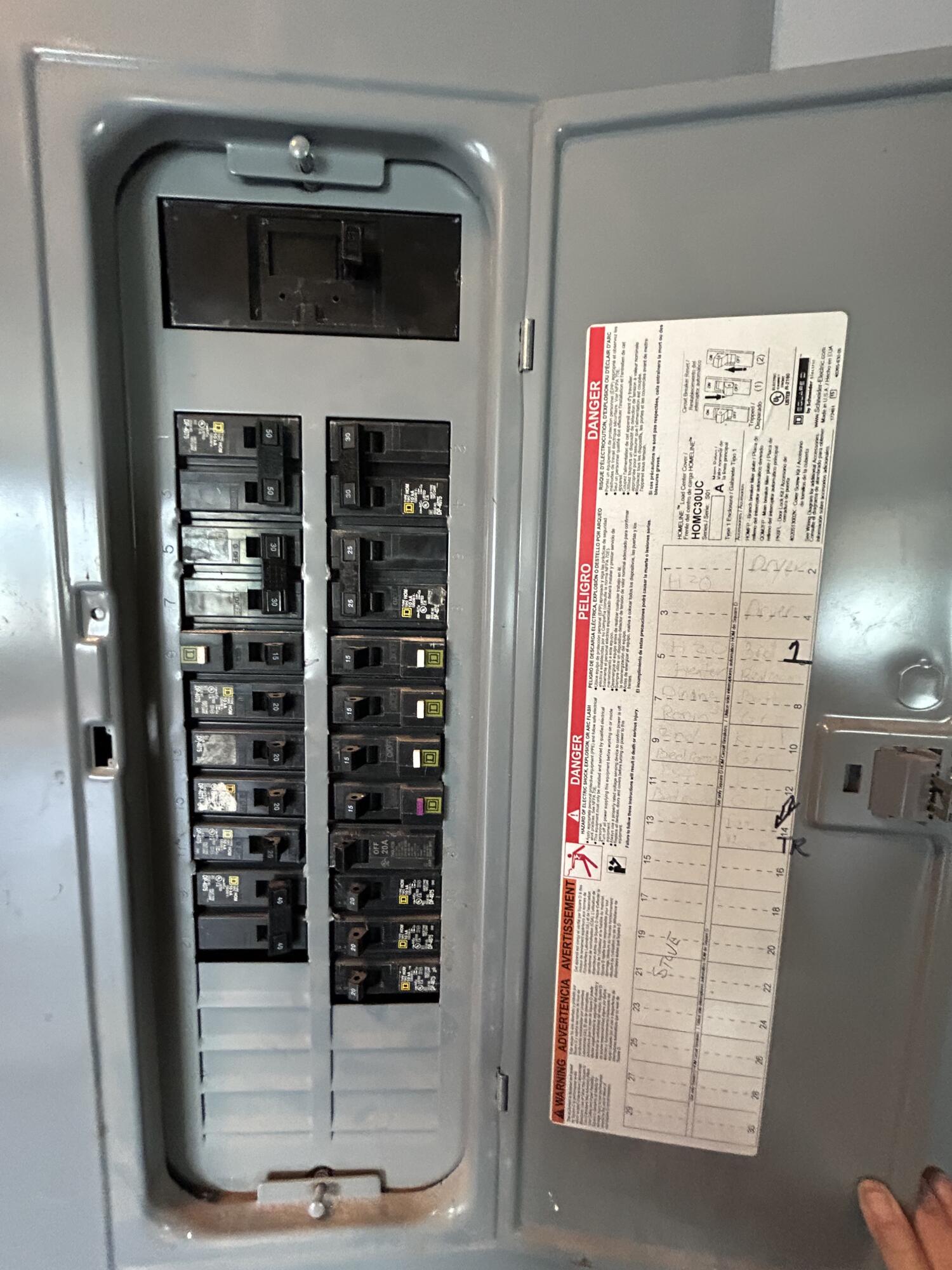 2204 Dover Street North Charleston, SC 29405 - Photo 10 of 15 2204 Dover St Electrical panel