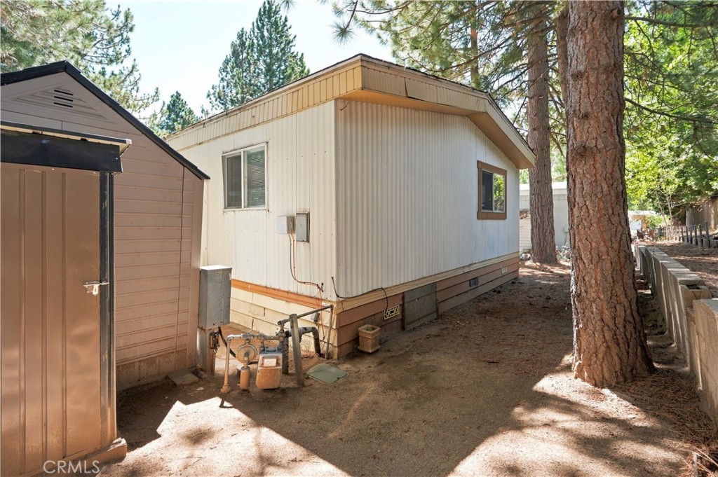 22899 Byron Road, Unit 31 Crestline, CA 92325 - Photo 35 of 36 Shed at rear of home