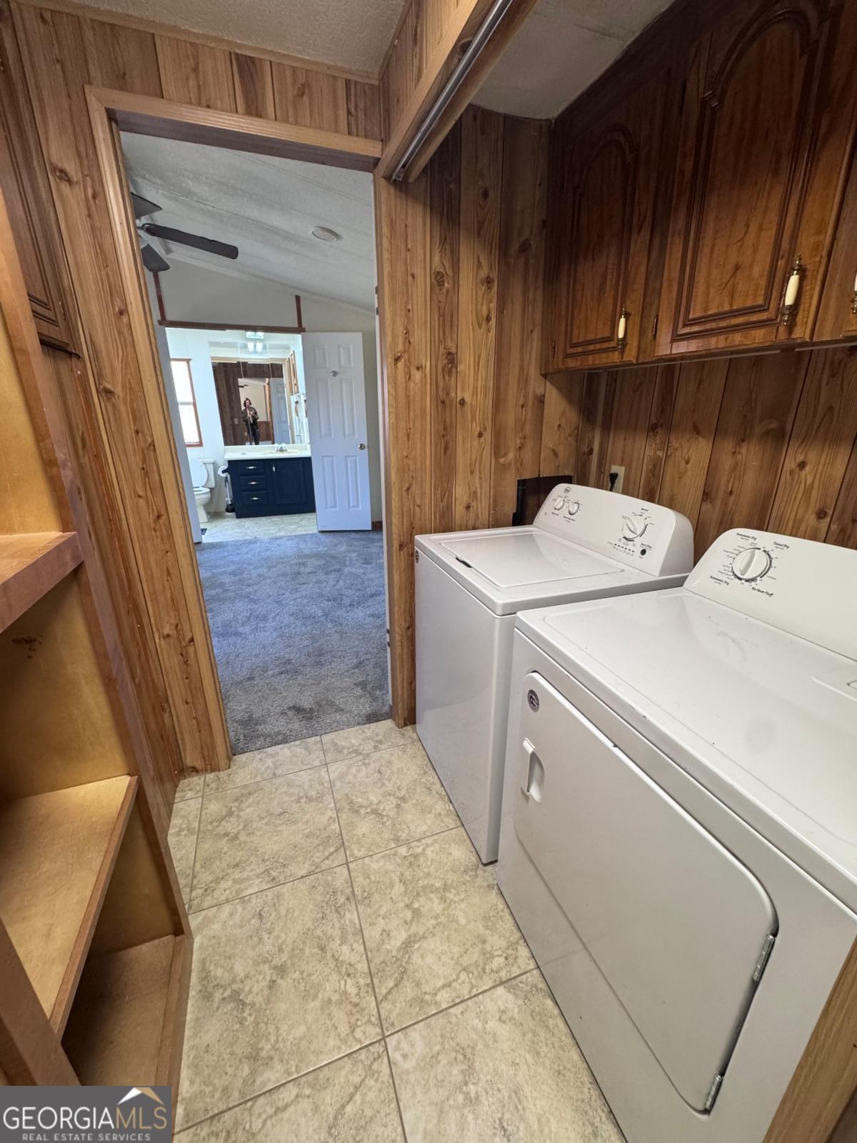 347 Benton Powell Road Uvalda, GA 30473 - Photo 22 of 39 a utility room with dryer and washer