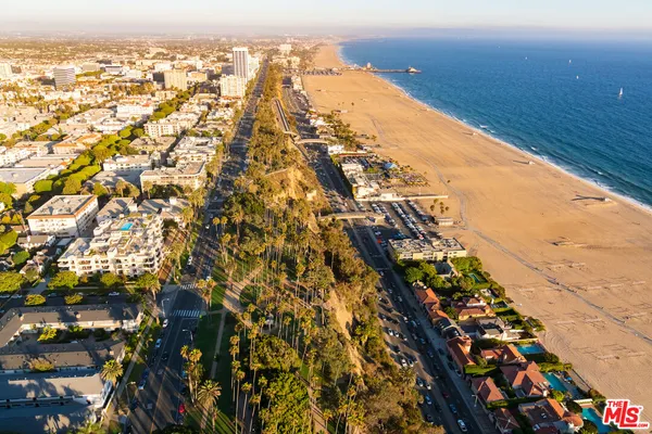 a view of city and ocean