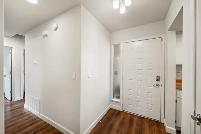 wooden floor in an empty room