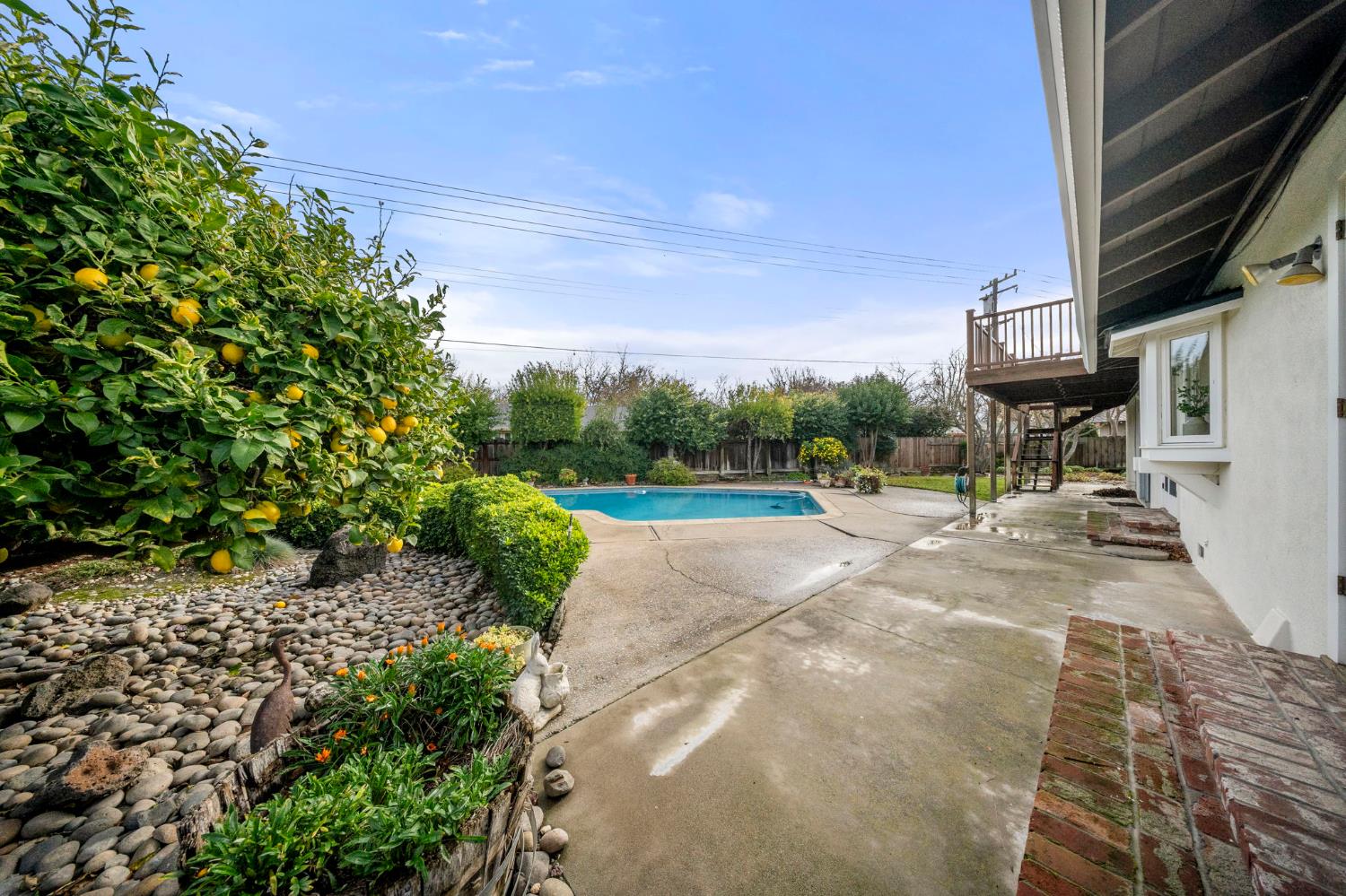 929 Terrace Place Modesto, CA 95350 - Photo 30 of 35 a view of a street with flower plants and wooden fence