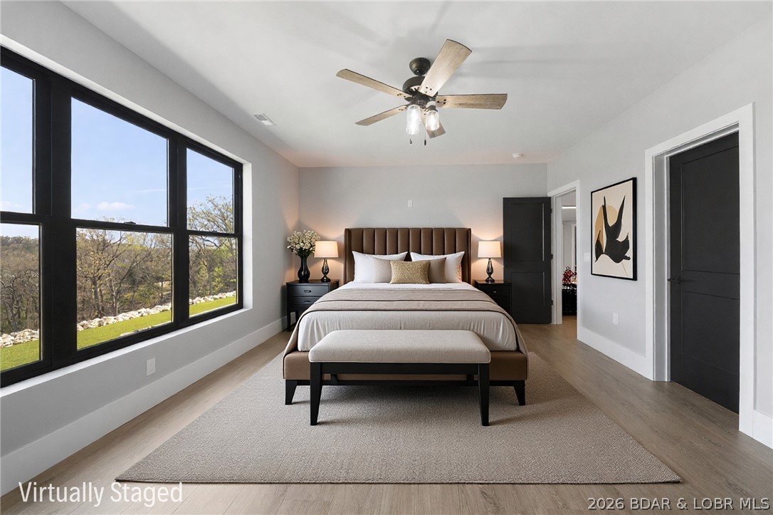 1356 Duckhead Road Lake Ozark, MO 65049 - Photo 62 of 99 Lower Level Bedroom Virtually Staged