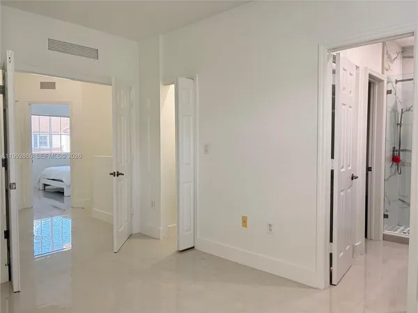 a view of empty room