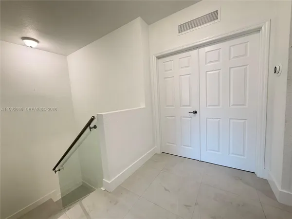 a view of an empty room