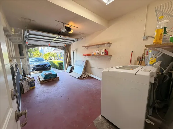 a room with storage and utility