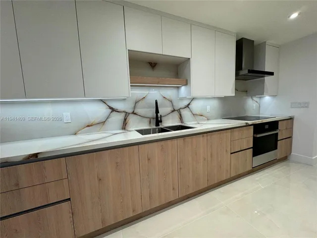 a view of a lake with a yard