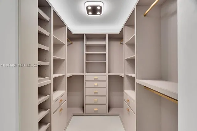 a view of a livingroom with furniture