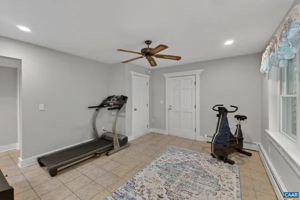 a room with storage and utility