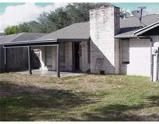 a backyard of a house