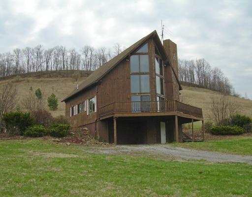 384 Lindsay Run Road Spring Church, PA 15686 - Photo 1 of 16 Exterior Front. Dramatic A-Frame chalet out in the wide-open spaces of Armstrong County.