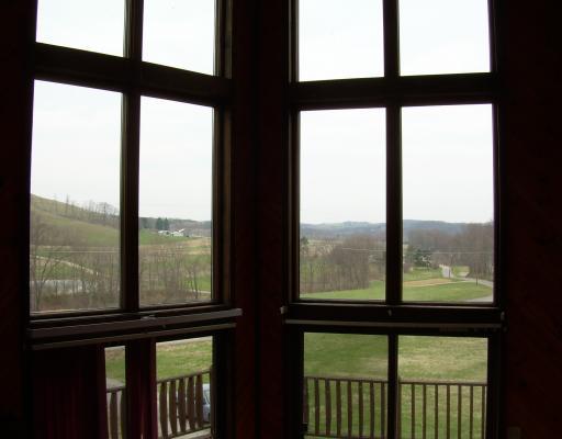 384 Lindsay Run Road Spring Church, PA 15686 - Photo 7 of 16 View. Looking out from the 2nd floor loft, thru the 2 story wall-of-glass. What a view!