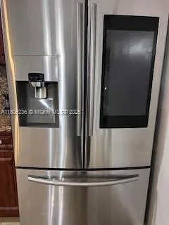a close view of refrigerator