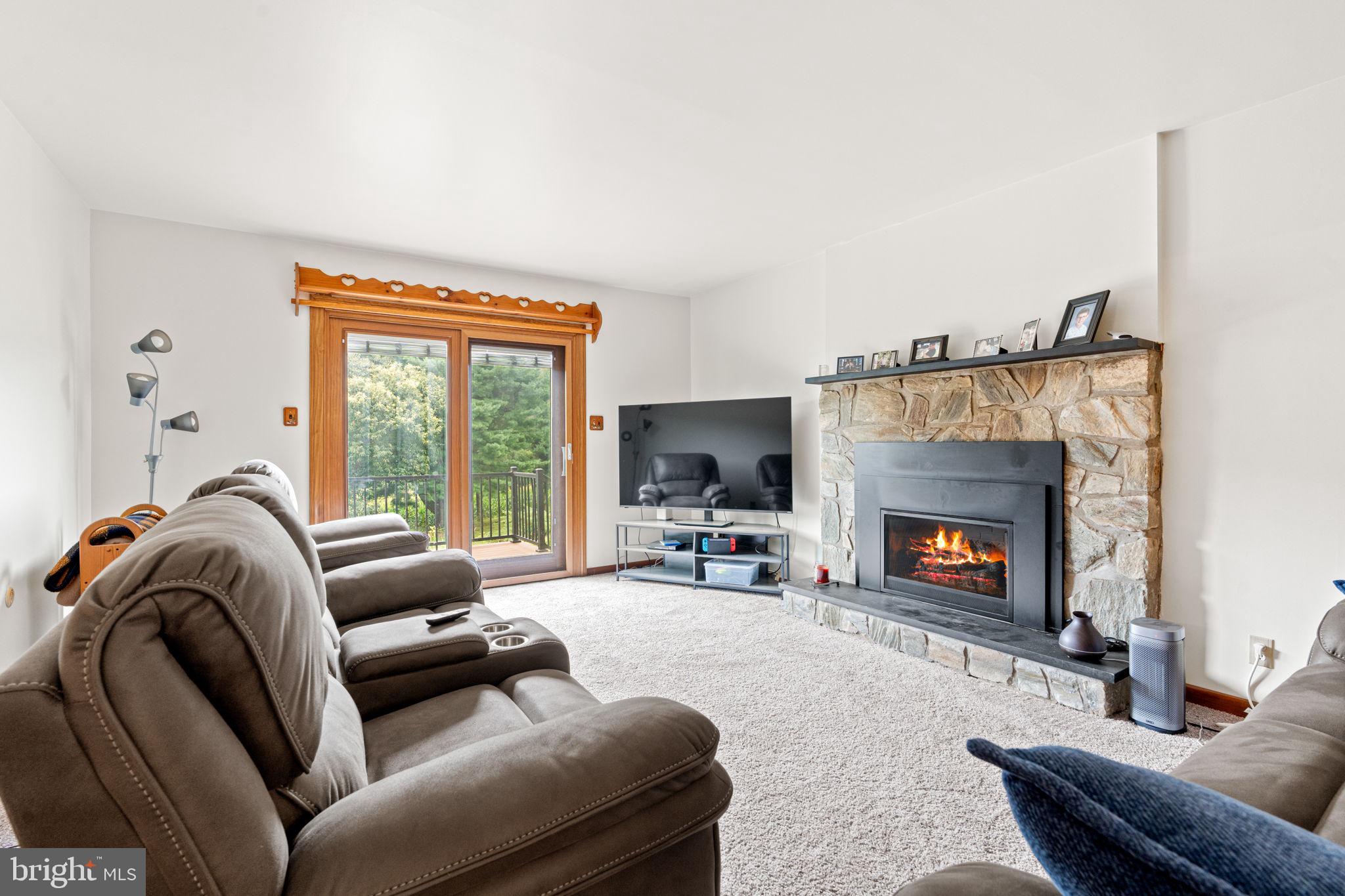170 Sunset Road Oxford, PA 19363 - Photo 10 of 70 a living room with furniture a flat screen tv and a fireplace
