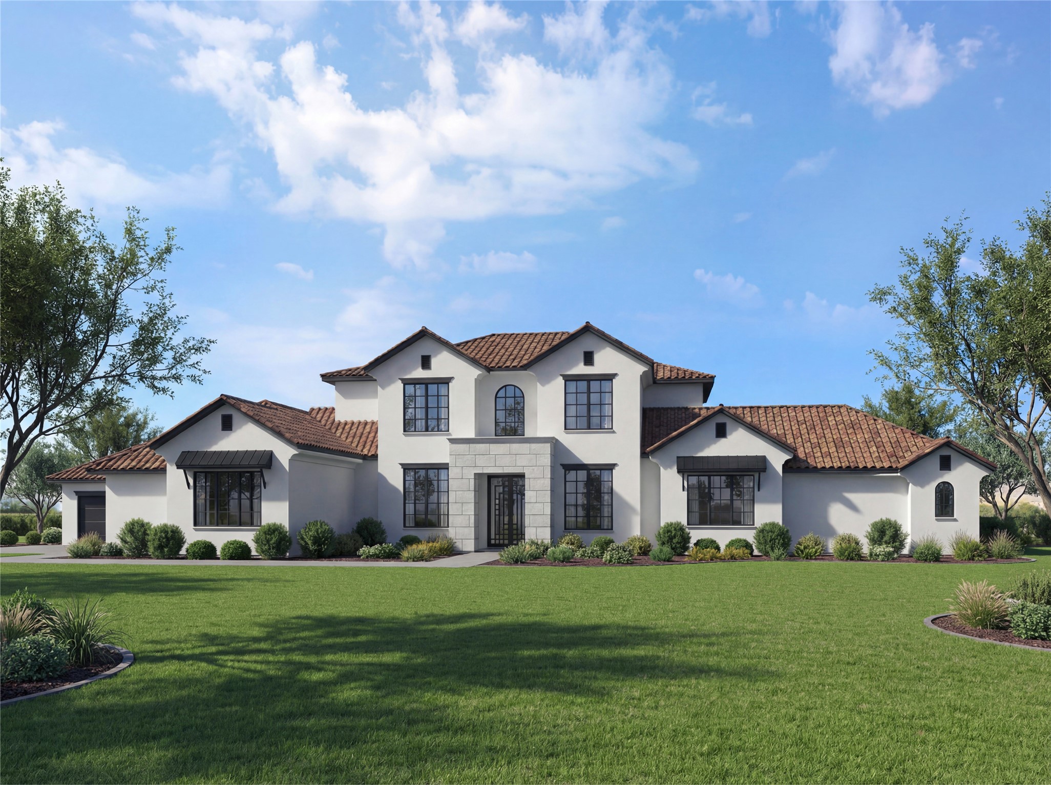 6300 Caudill Lane Austin, TX 78738 - Photo 1 of 10 a front view of a house with a garden