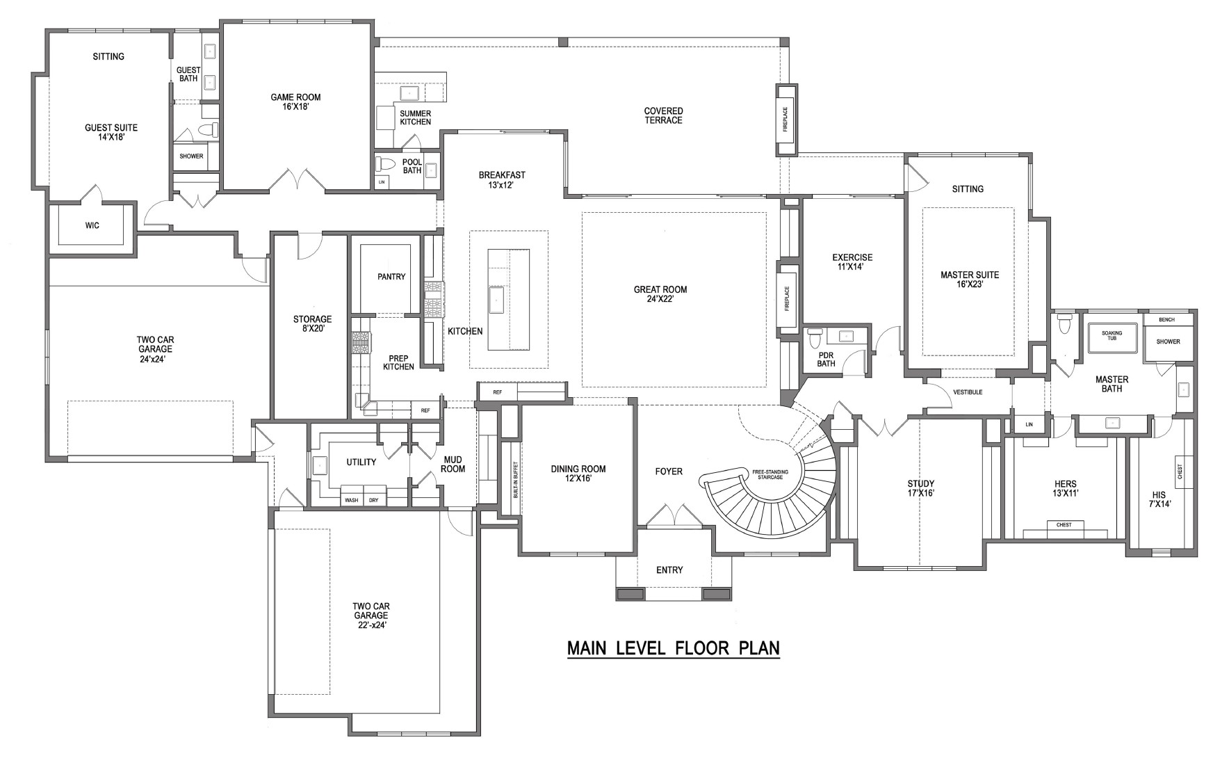 6300 Caudill Lane Austin, TX 78738 - Photo 2 of 10 a picture of a floor plan