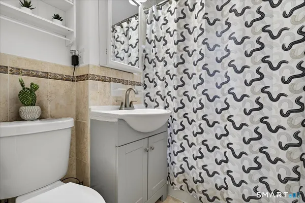 a view of a hallway with interior of the house