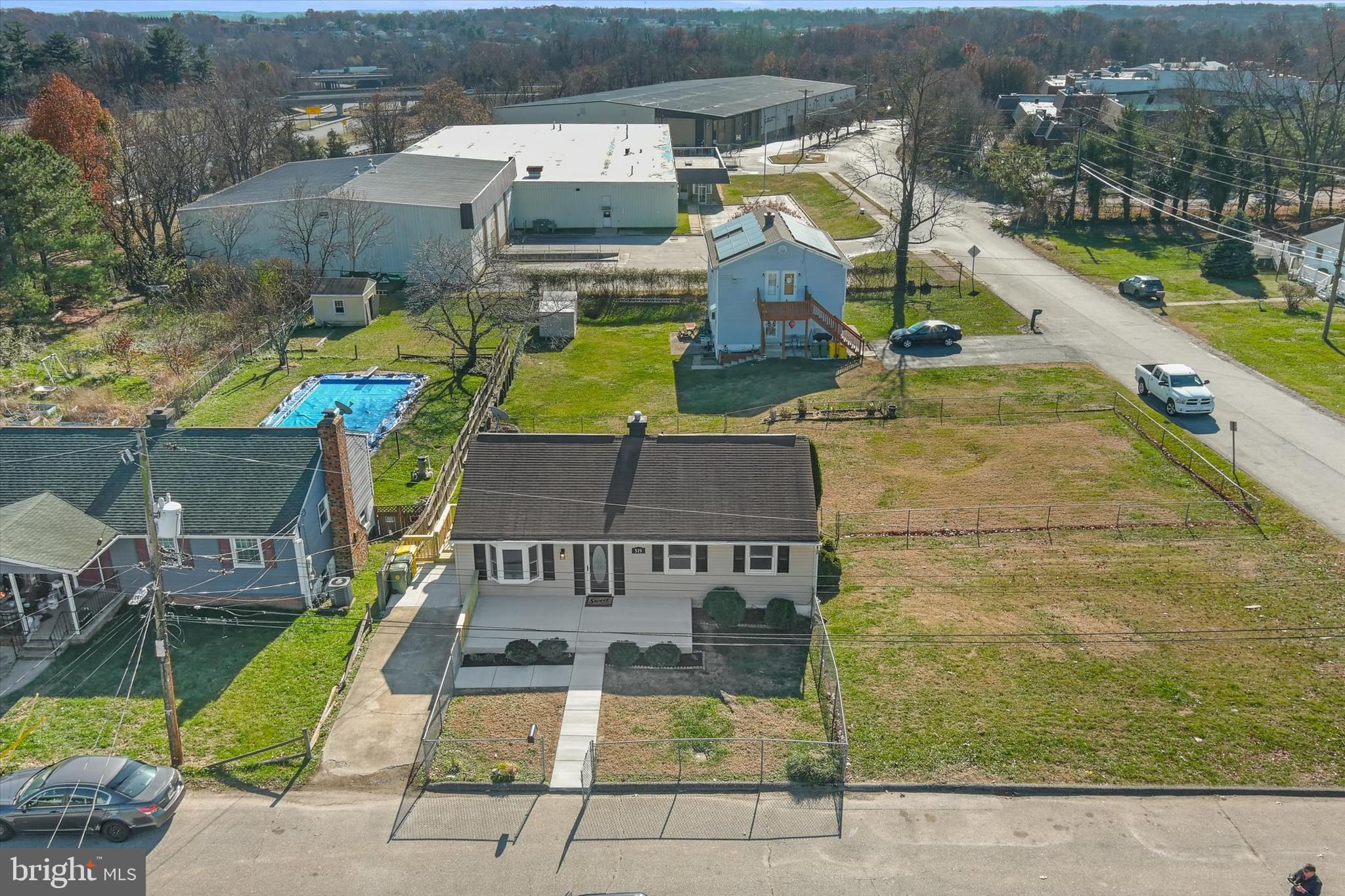 519 Holy Cross Road Brooklyn, MD 21225 - Photo 24 of 32 Private Driveway with New Porch & Deck off side