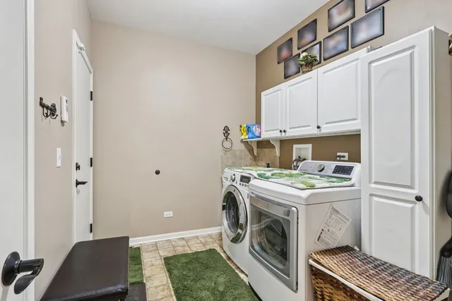 a room with storage and utility