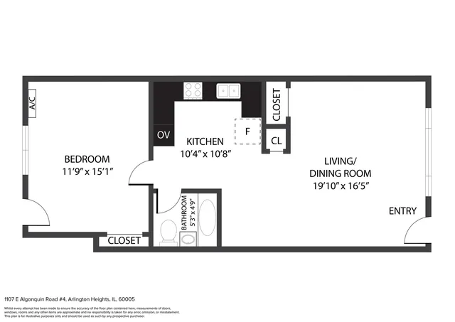 $165,000 | 1107 East Algonquin Road, Unit 4, Arlington Heights, IL 60005